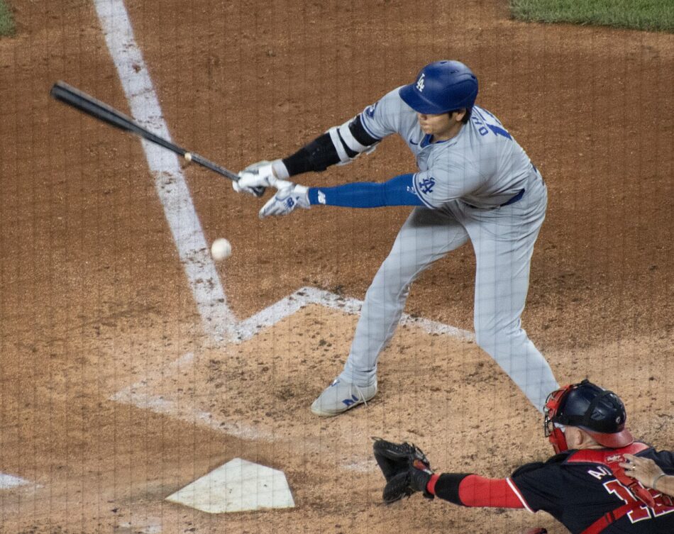 Shohei Ohtani al bate con los Dodgers en Washington, en una fotografía de archivo del 24 de abril de 2024.